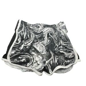 Jumping Beans Active Girls Black White Marble Print Athletic Shorts‎ Size 6